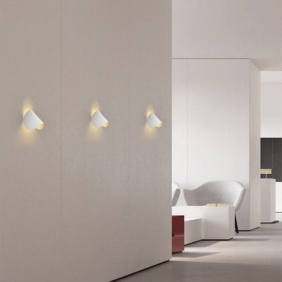 GeoLight | Geometrische LED-Wandleuchte mit 4 Farboptionen für den Innen- und Außenbereich – Metalldesign