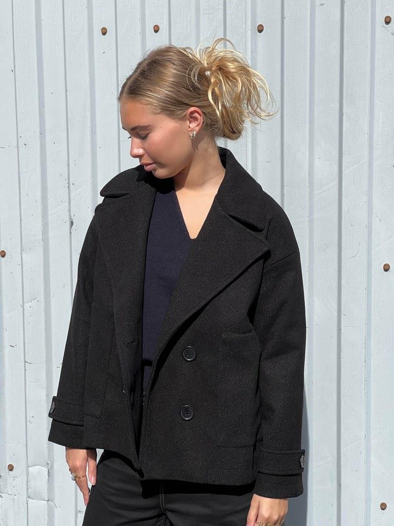 Klassischer Doppelknopf-Peacoat für Damen | Viktoria