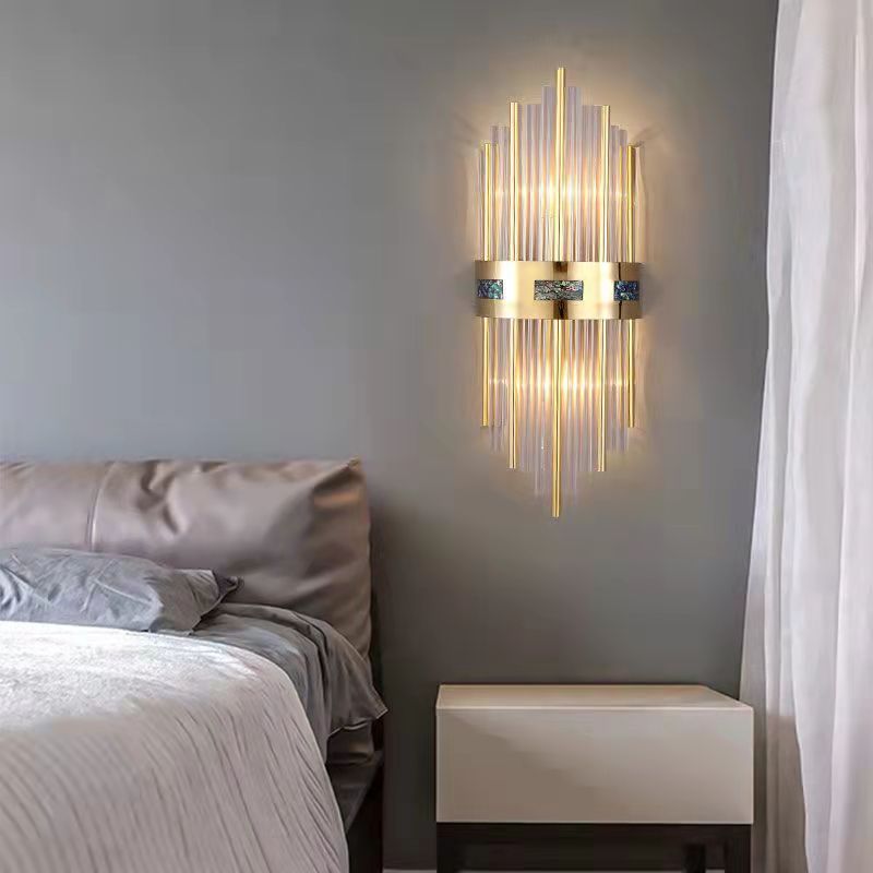 LuxeAura LED-Wandleuchte – Gold-Finish, perfekt für Wohnzimmer oder Schlafzimmer