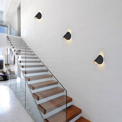 GeoLight | Geometrische LED-Wandleuchte mit 4 Farboptionen für den Innen- und Außenbereich – Metalldesign