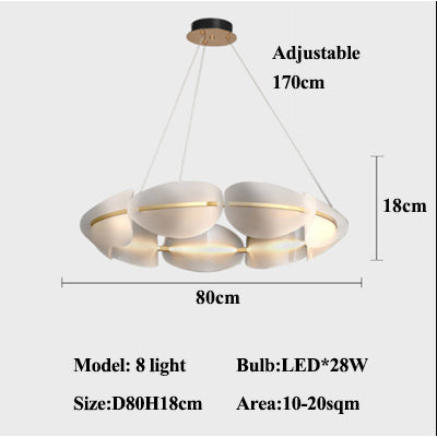 BronzeGlanz – Moderner LED-Kronleuchter