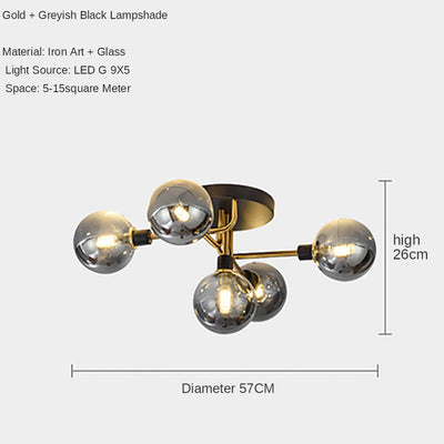 GlashelderLicht | Transparante Plafondlamp