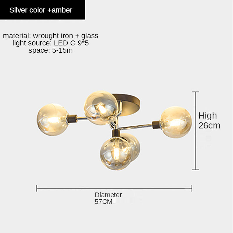 GlashelderLicht | Transparante Plafondlamp