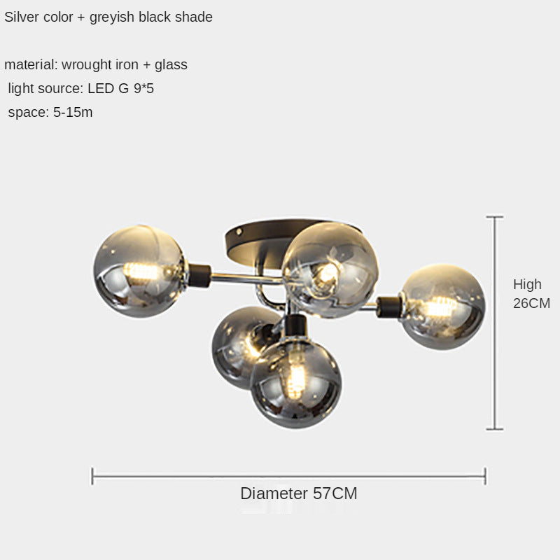 GlashelderLicht | Transparante Plafondlamp