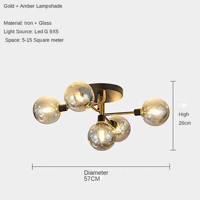 GlashelderLicht | Transparante Plafondlamp