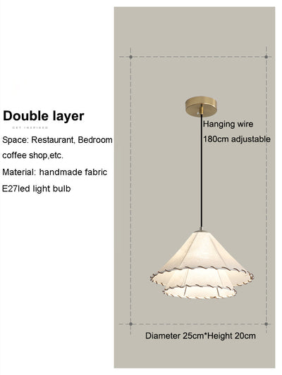 LeuchtPracht - Stof LED Hanglamp