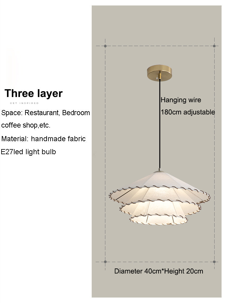 LeuchtPracht - Stof LED Hanglamp