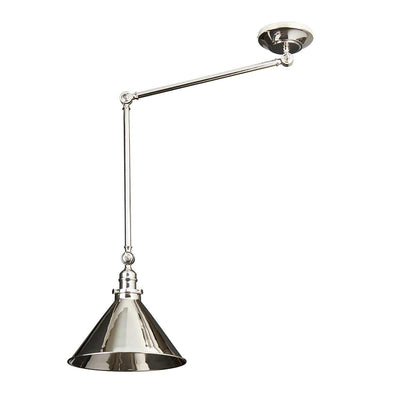 LuxeSchijn – Elegante Wandleuchte mit 1 Lichtpunkt in poliertem Nickel