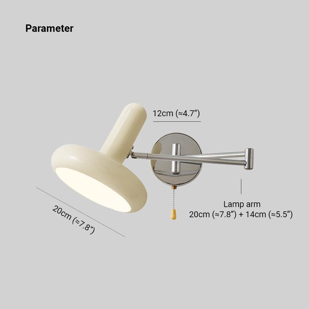 TriLight-Eleganz | Verstellbare Wandleuchte mit Farbtonoptionen für das Wohnzimmer