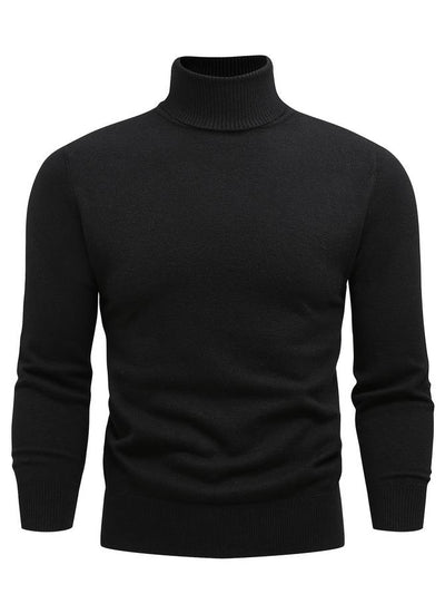 Lässiger gestrickter Rollkragenpullover für Herren | Liam