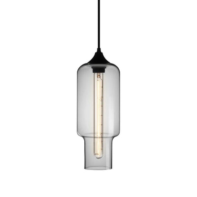 3-Lichts Lineaire Hanglamp met Helder Glas Schermen