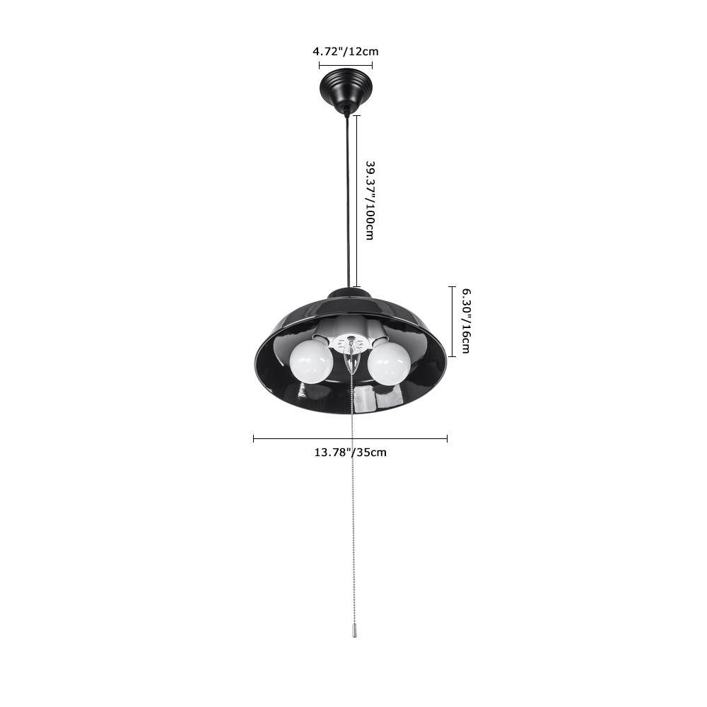 Moderne 3-Lichts Koepel Hanglamp