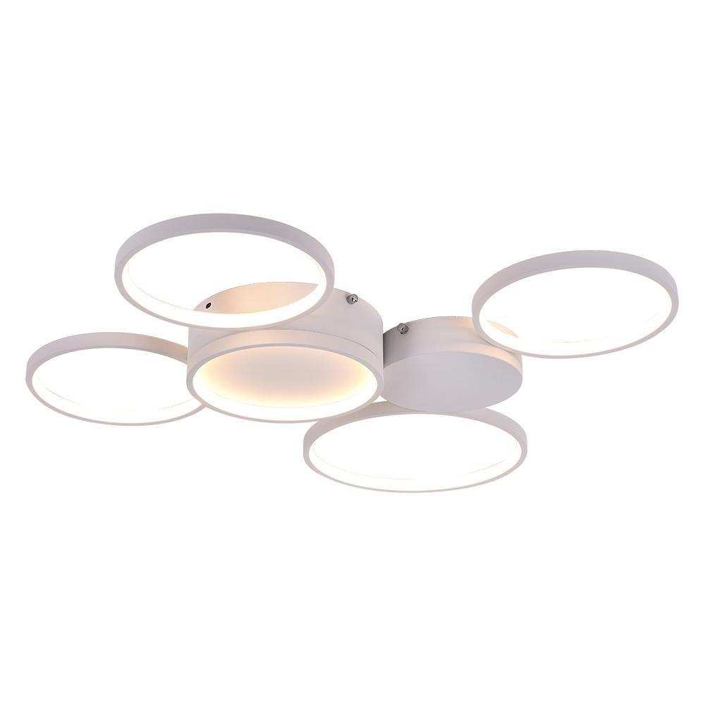 Moderne LED 3/4/5/7 Ringe Deckenleuchte Flush Mount