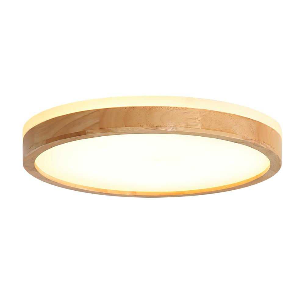 Scandinavische Dimbare Houten LED Plafondlamp