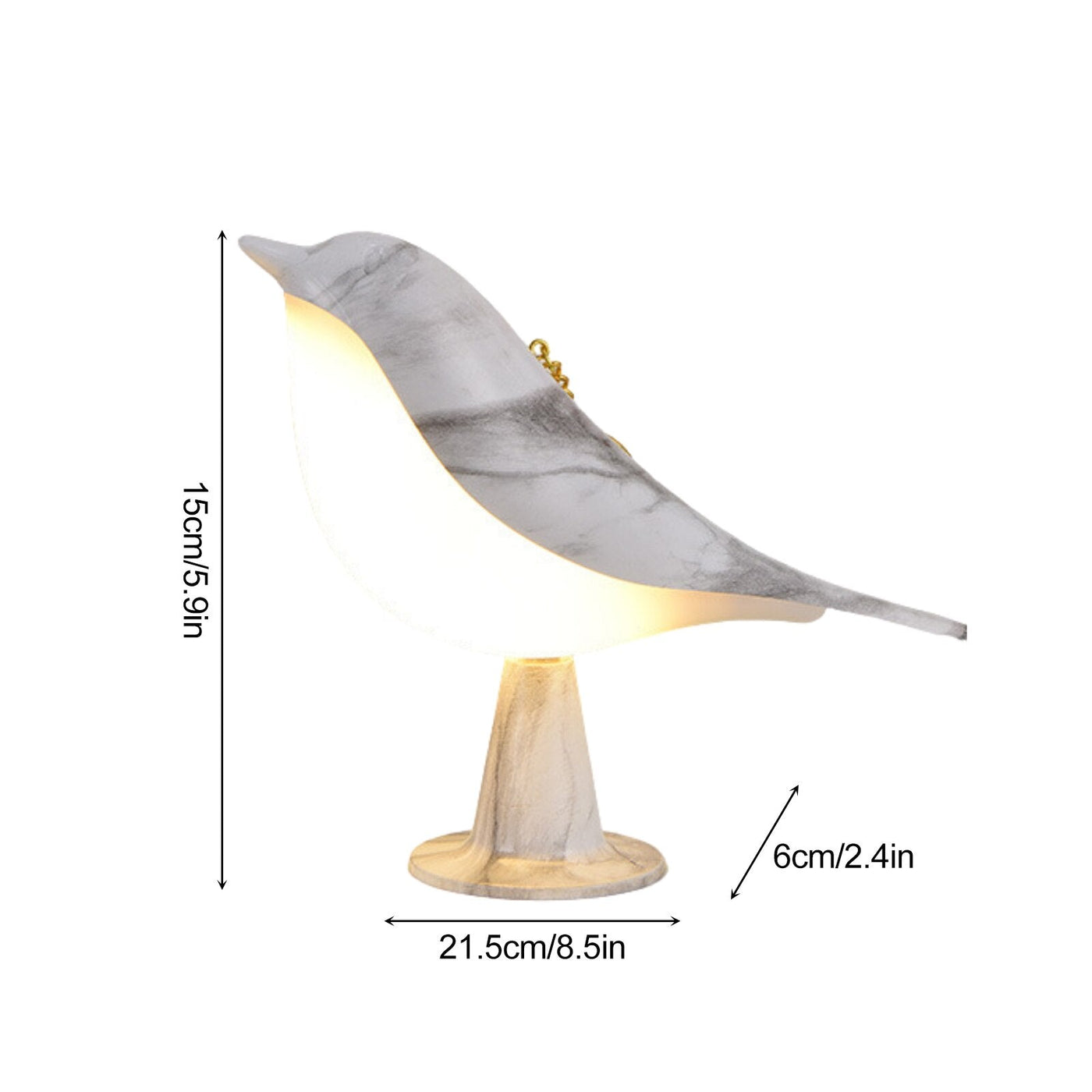 ChicNest - De Stijlvolle Vogel Lamp voor een Elegant Interieur