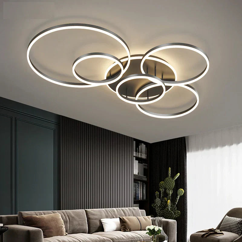 Ringy | Moderne Deckenlampe Schwarz