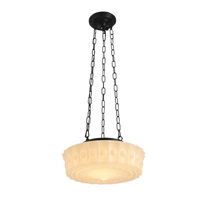 Witte Keramische Glazen Hanglamp