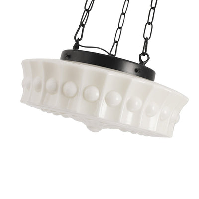 Witte Keramische Glazen Hanglamp