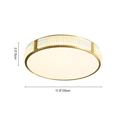 Acryl LED Goldene Deckenlampen