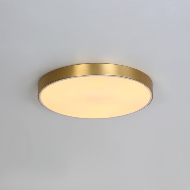 Messing Ronde Kap LED Plafond Flush Mount