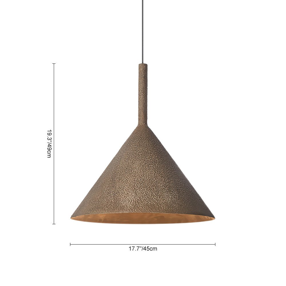 Bruine Metalen Hanglamp