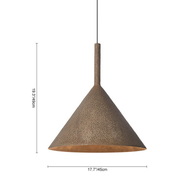 Bruine Metalen Hanglamp