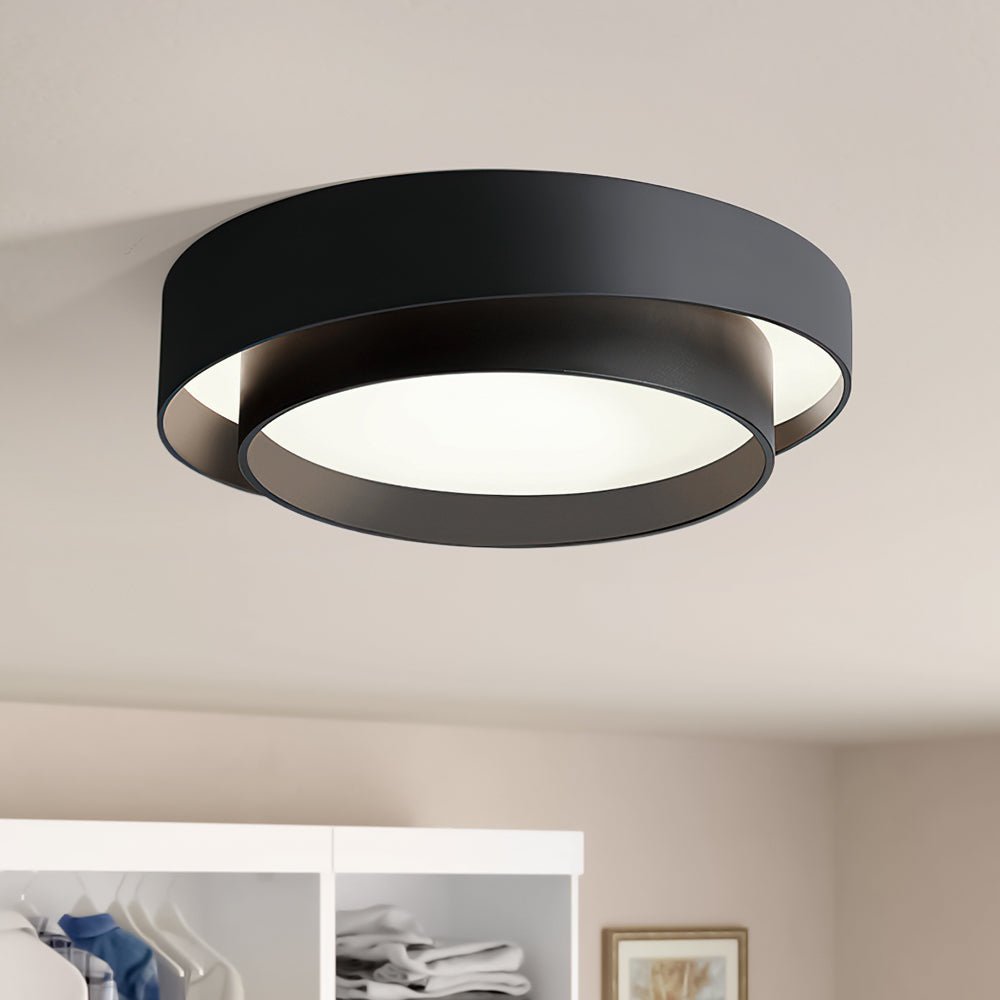 Concentische Ringen Rond Plafondlamp