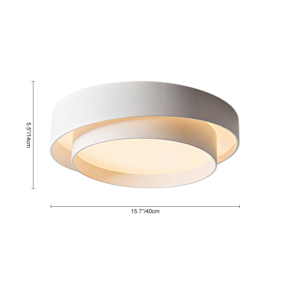 Concentische Ringen Rond Plafondlamp