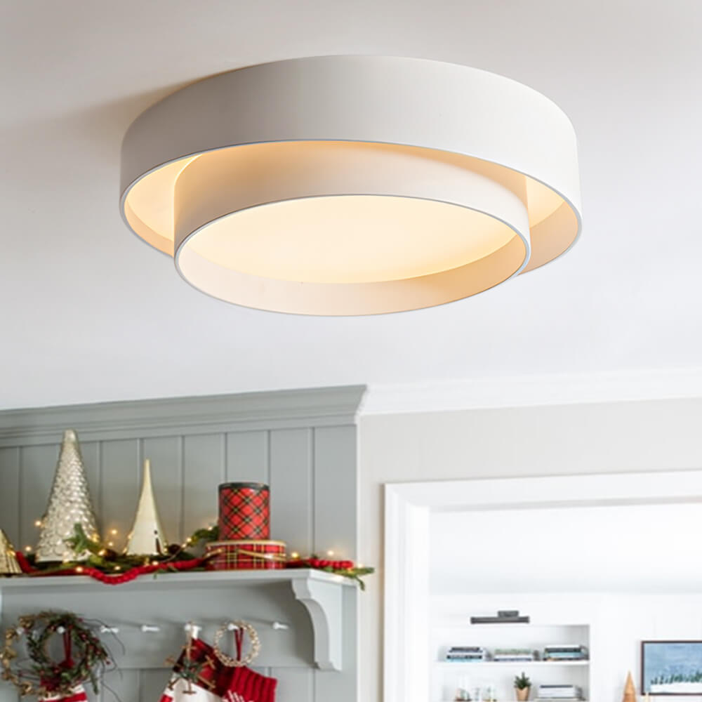 Concentische Ringen Rond Plafondlamp