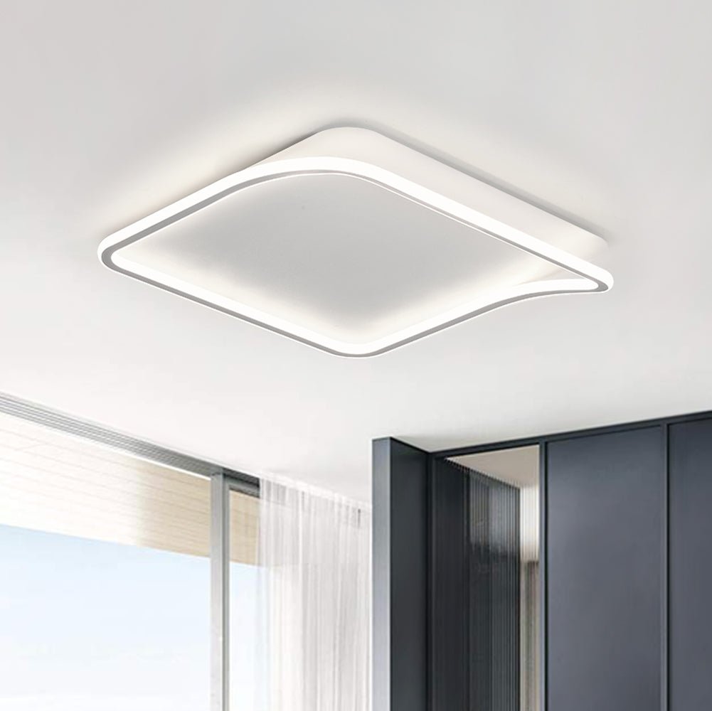 Designer Strakke Quadratische LED Deckenleuchte