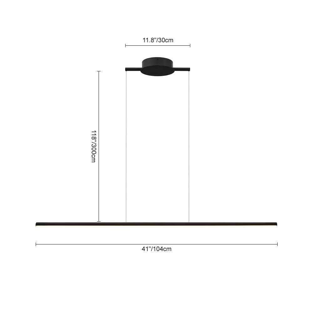 Dimmbare LED Lineare Decken Hängeleuchte