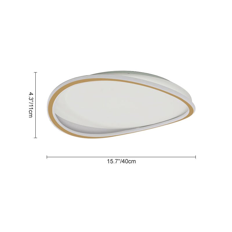 Geometrische Ronde LED Plafondlamp in Warm Wit