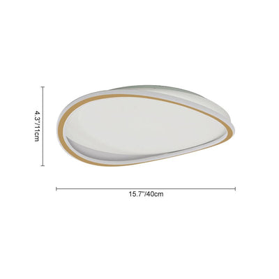 Geometrische Ronde LED Plafondlamp in Warm Wit