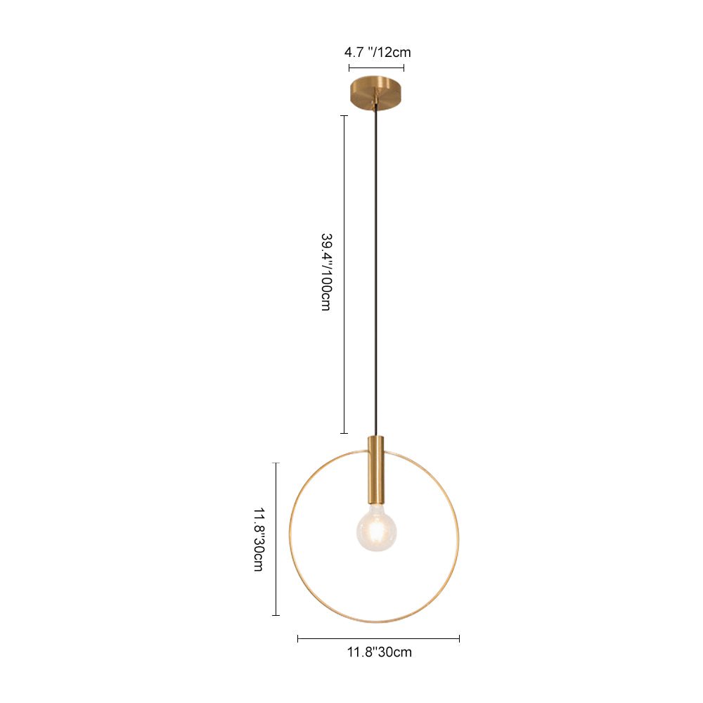 Keuken 1-Lichts Enkele Geometrische Hanglamp