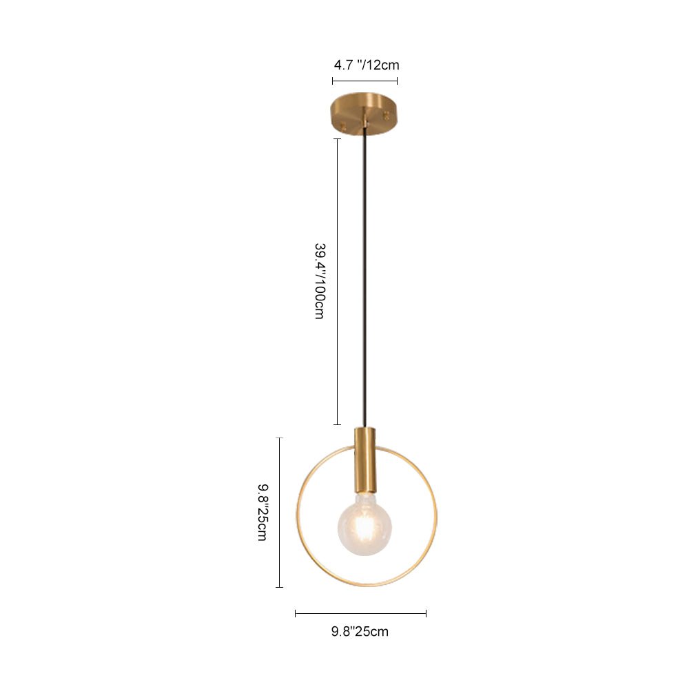 Küche 1-Licht Einzelne Geometrische Hängeleuchte