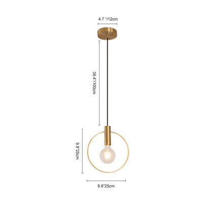 Keuken 1-Lichts Enkele Geometrische Hanglamp