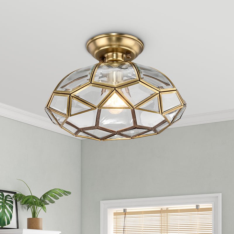 Lantaarn Geometrisch Paneel Semi Flush Mount