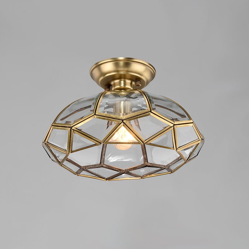 Lantaarn Geometrisch Paneel Semi Flush Mount