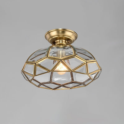 Laternengemetrisches Paneel Semi Flush Mount