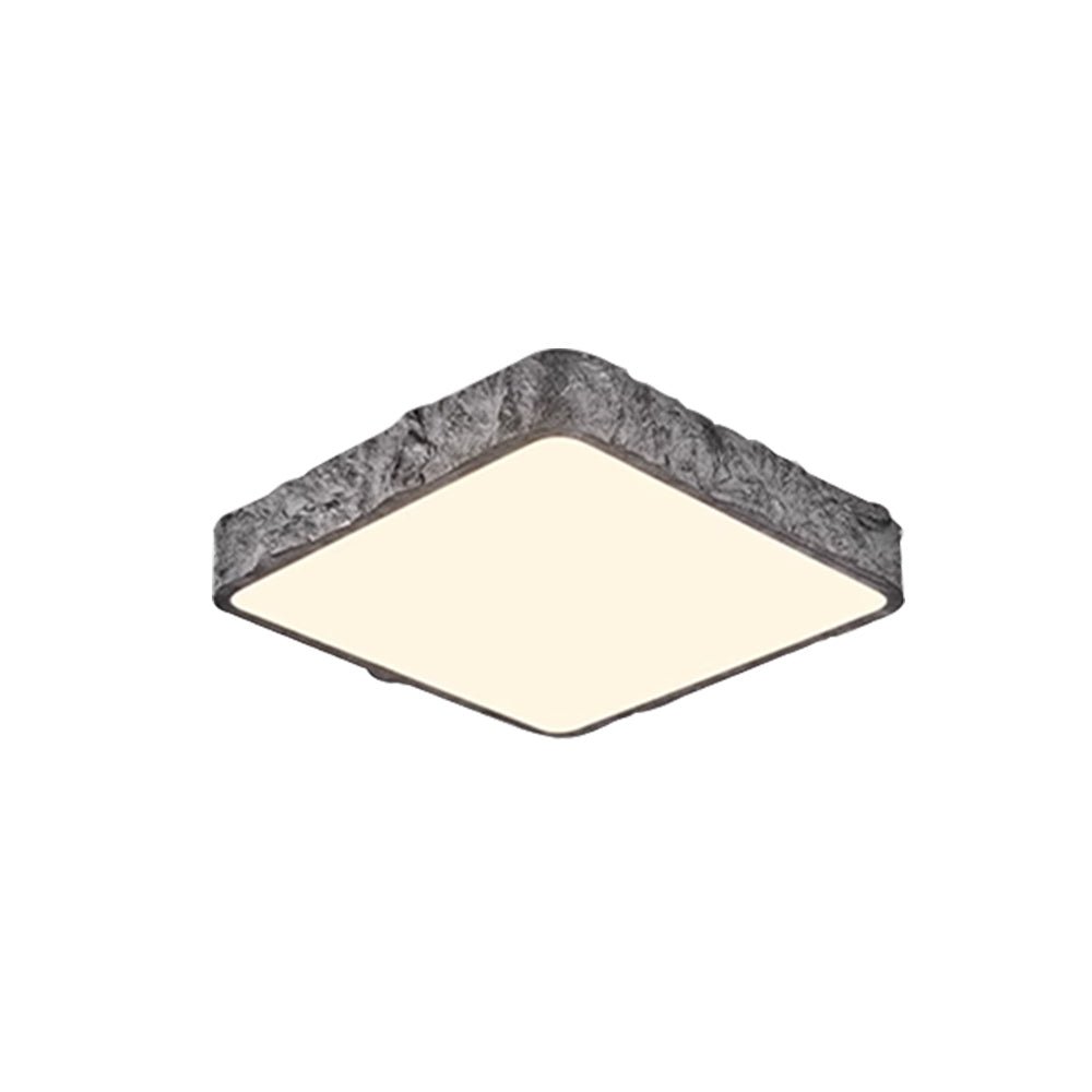 LED Nordic Stone Rock Design Quadratische Aufbauleuchte