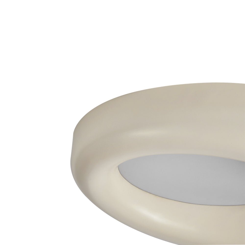 LED Hars Nordic Ring Form Wabi-Sabi Deckenlampe