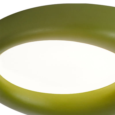 LED Hars Nordic Ring Form Wabi-Sabi Deckenlampe