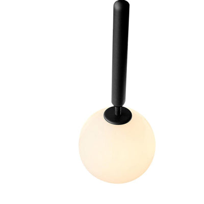 Mini Enkele Opal Globe Hanglamp