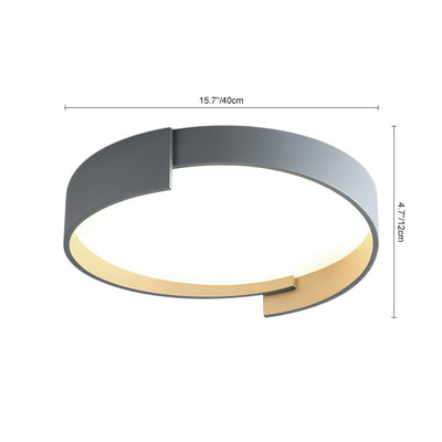 Minimalistische LED Dünne Runde Einbau Panelbeleuchtung