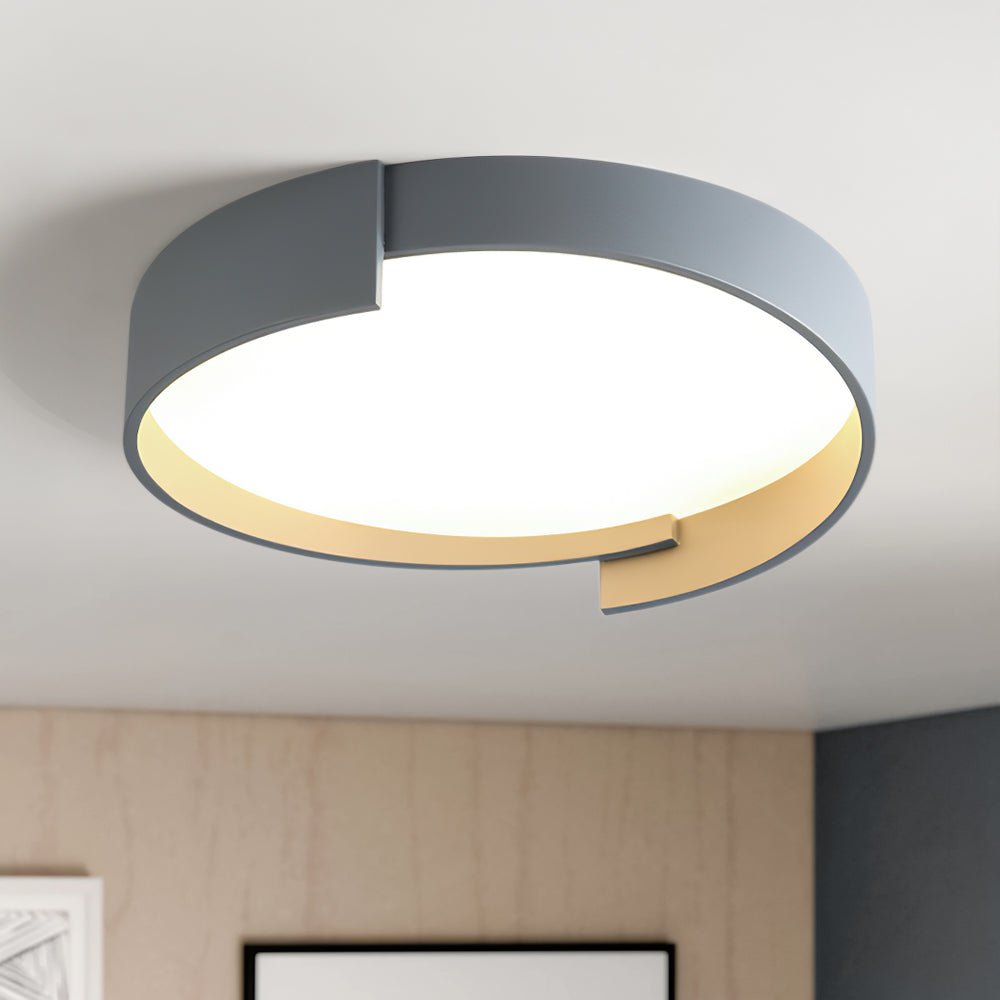 Minimalistische LED Dunne Circulaire Inbouw Paneelverlichting