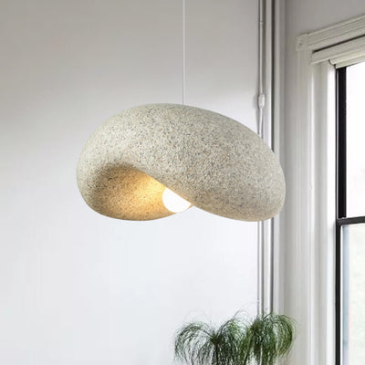 Minimalistische Vlekken Imitatie Ruw Pleister Handgemaakte Hanglamp