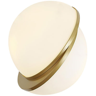 Moderne Opal Globe Hanglamp