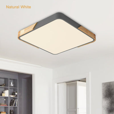 Moderne Rechthoekige LED Plafondlamp Flush Mount