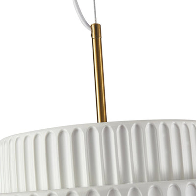 Nordic Cream Style Layer Keramische Hanglamp