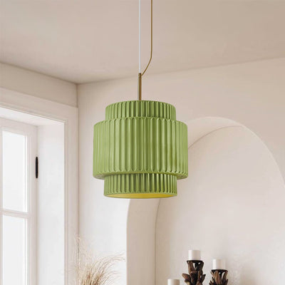 Nordic Cream Style Layer Keramische Hanglamp